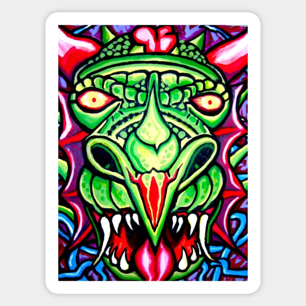 Casino Dragon Sticker by Jacob Wayne Bryner 